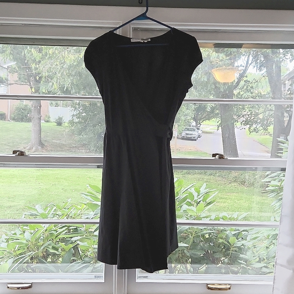 ***Last call - leaving site soon*** Necessary Objects Black Wrap Dress
